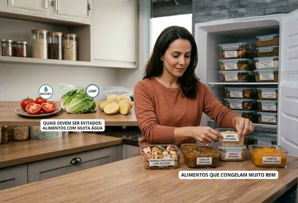 Quais Alimentos Congelam Bem — e Quais Devem ser evitados
