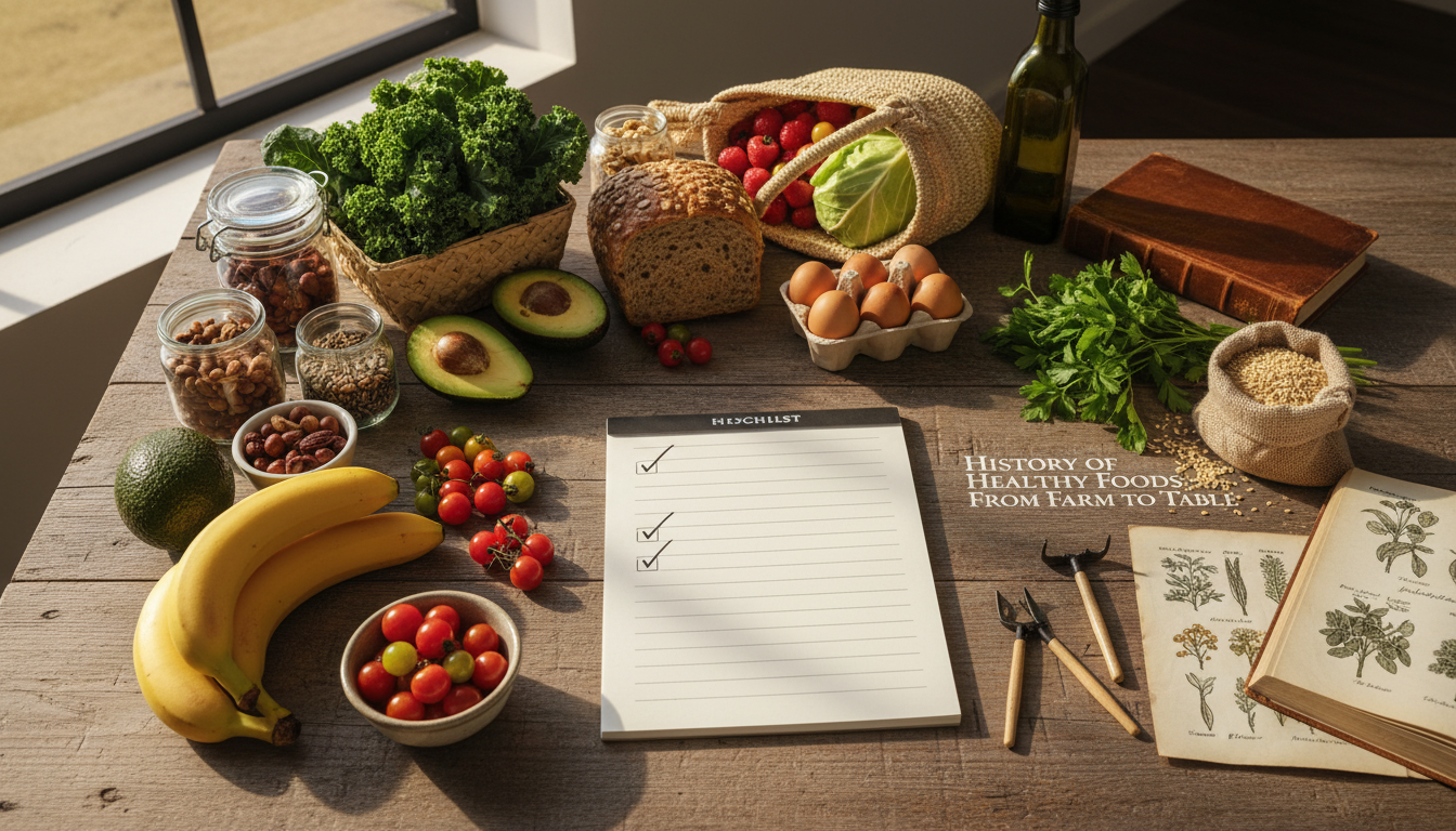 História dos Alimentos Saudáveis: Da Fazenda à Mesa