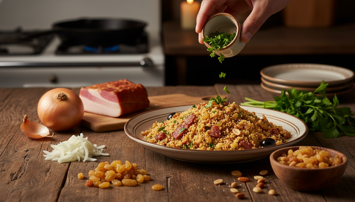 Composição e Ingredientes da Farofa Pronta Temperada
