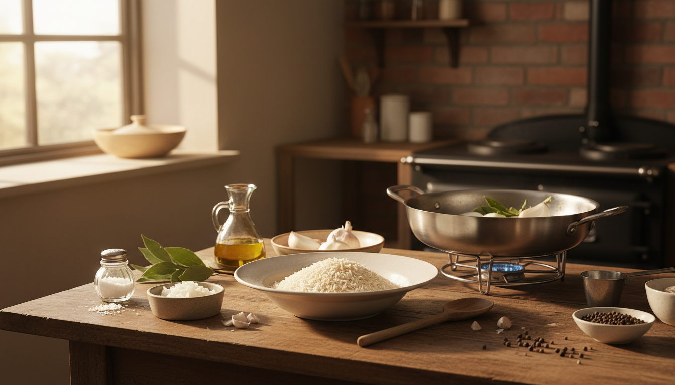 Composição Ideal: Ingredientes para um Arroz Perfeito