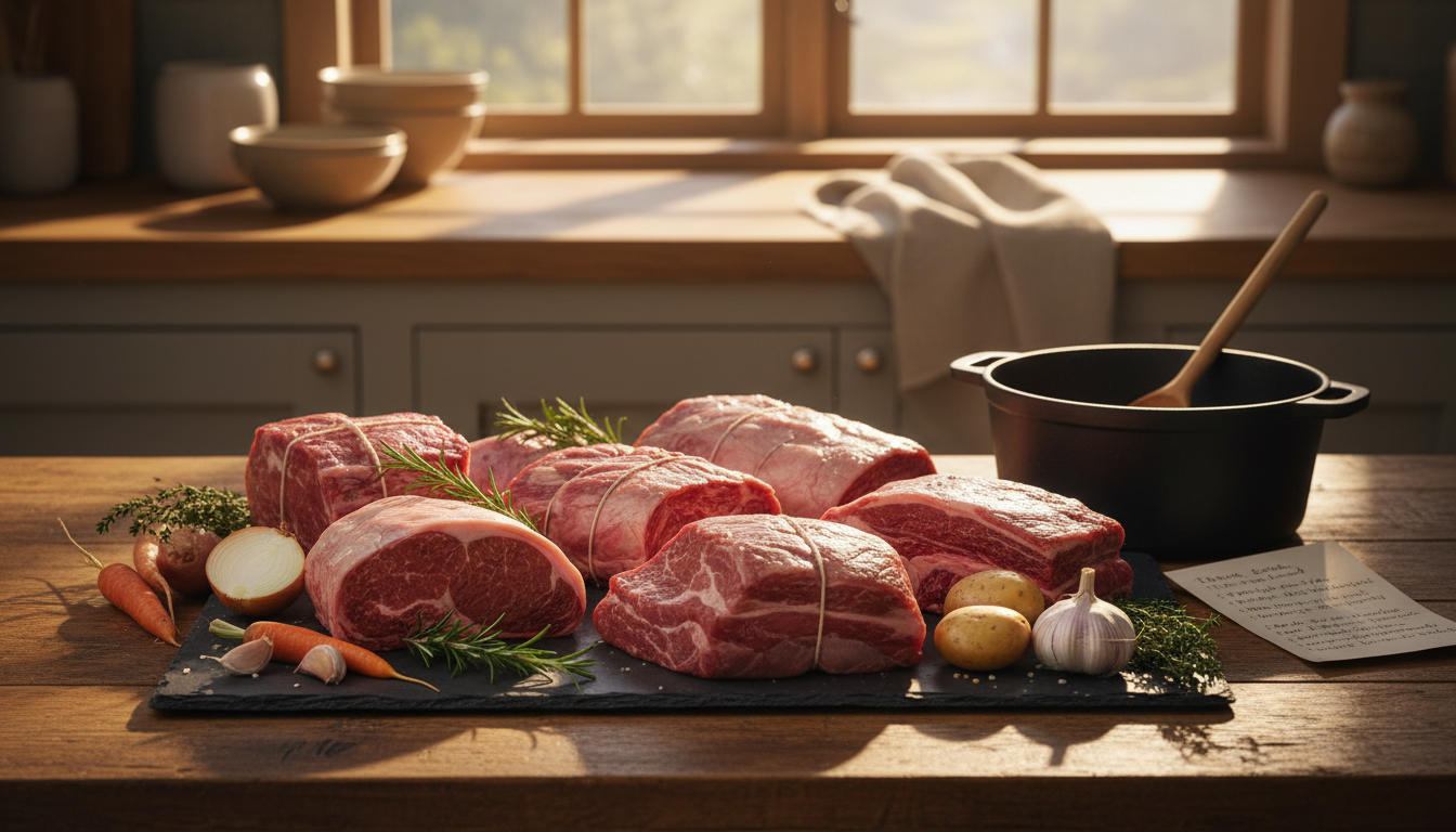 Composição da Carne: Cortes Ideais para Cozimento