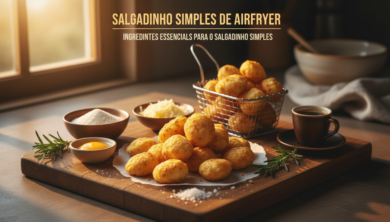 Ingredientes Essenciais para o Salgadinho Simples