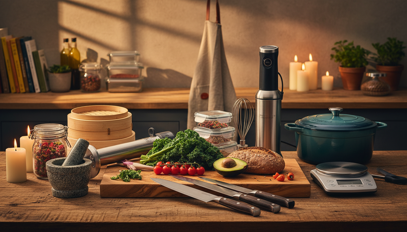 Utensílios Essenciais para Preparação de Refeições Saudáveis