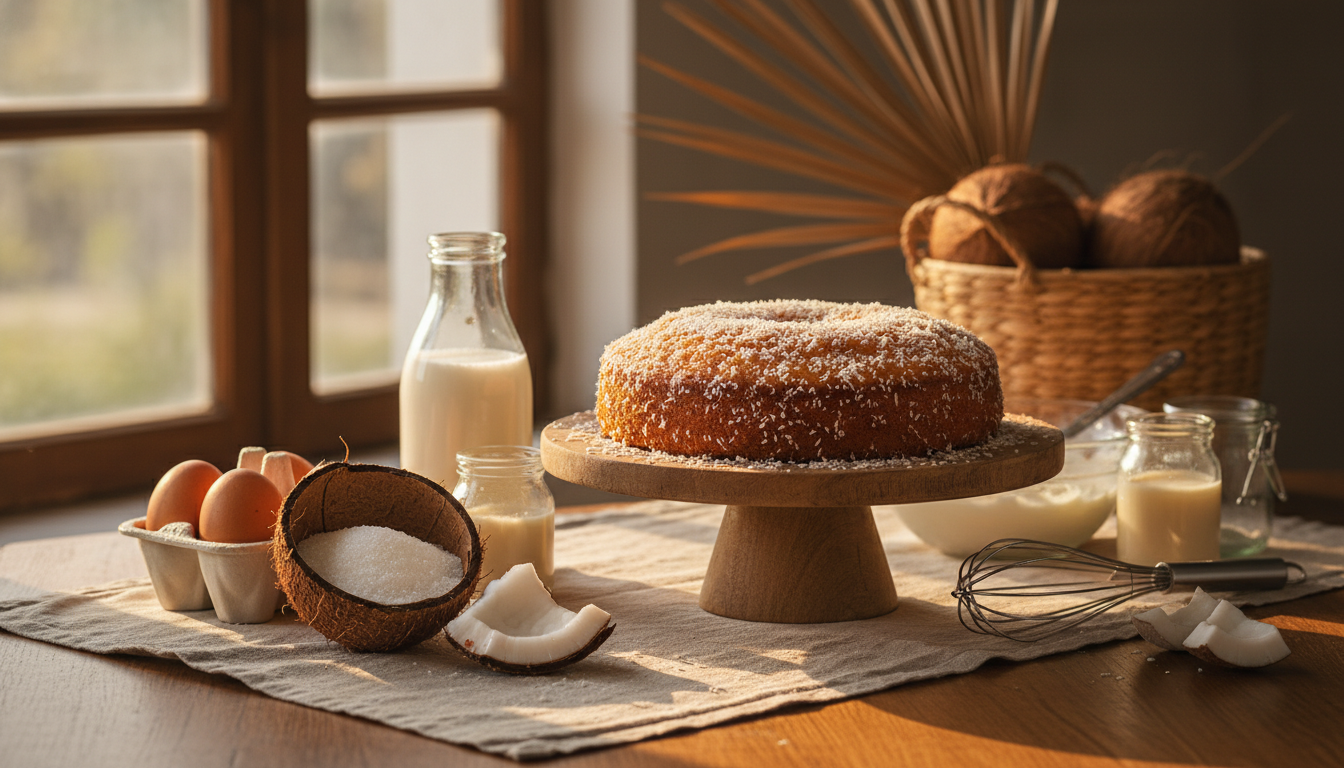 Ingredientes Essenciais para um Bolo de Coco Perfeito