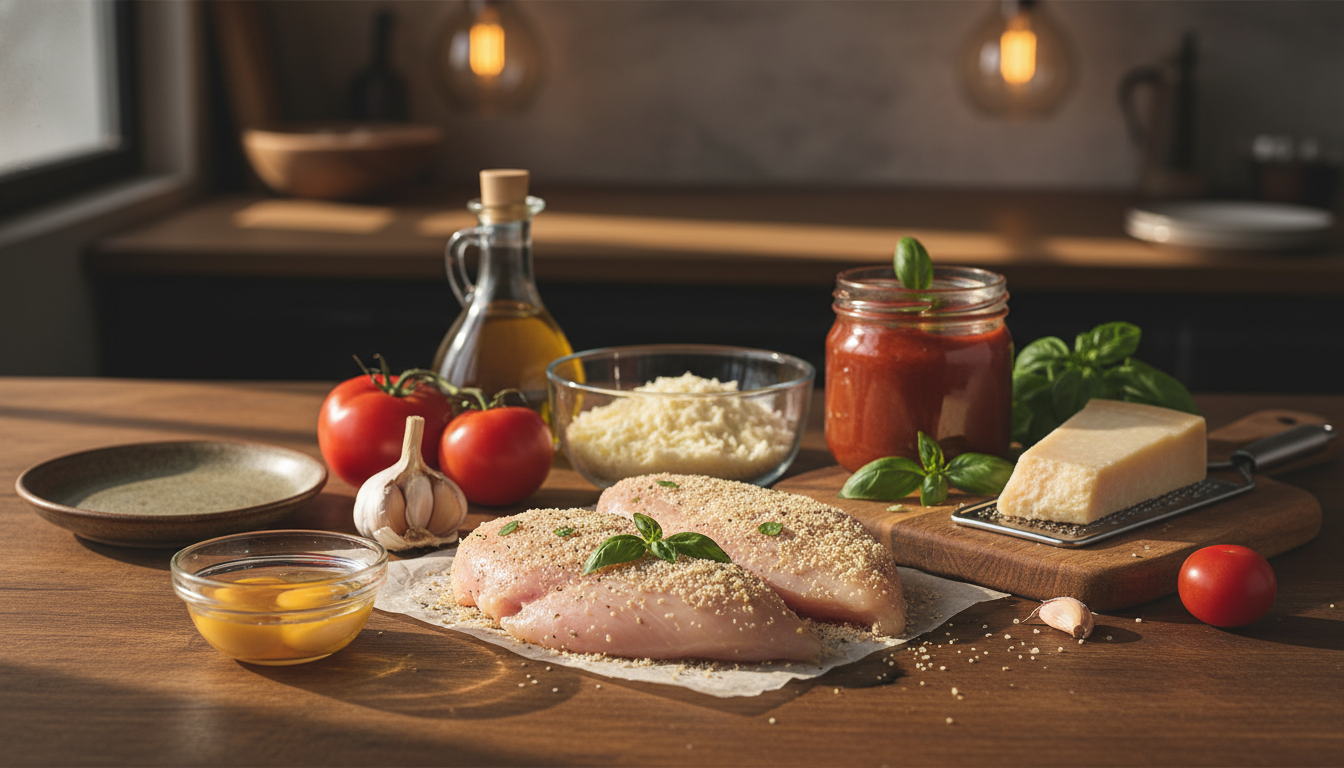 Ingredientes Essenciais para o Filé de Frango à Parmegiana