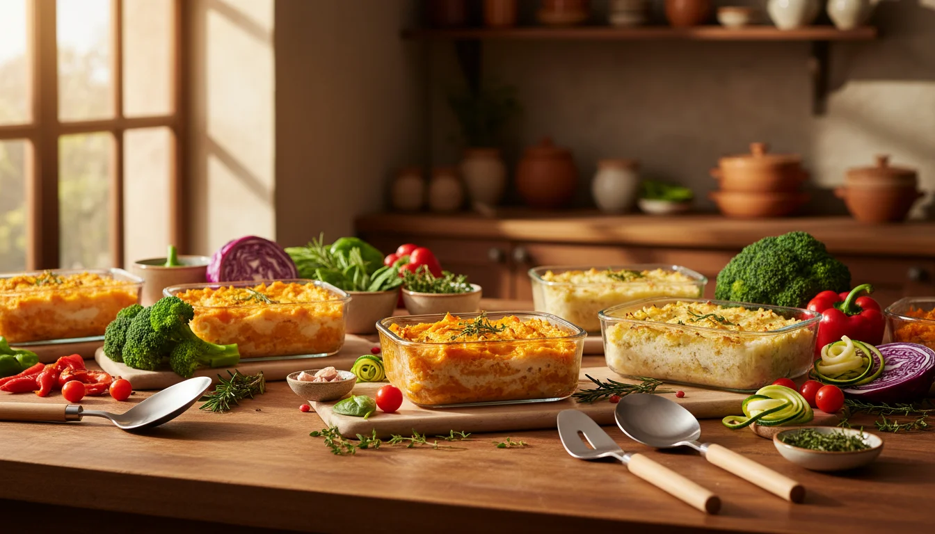 Marmitas de Escondidinho: 7 Versões Fit em 2026