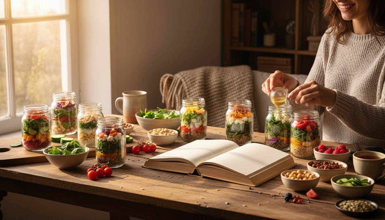 Benefícios das Saladas no Pote para a Saúde e Praticidade