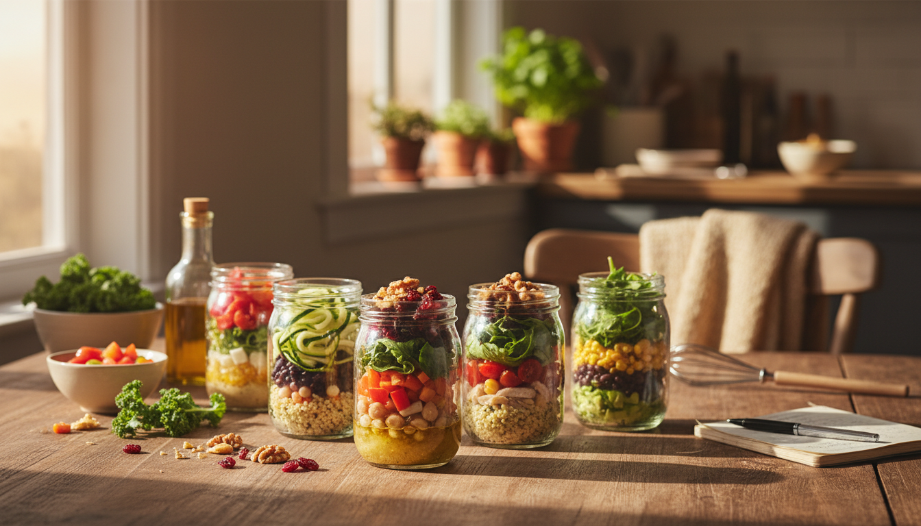 Como Montar a Salada no Pote Perfeita