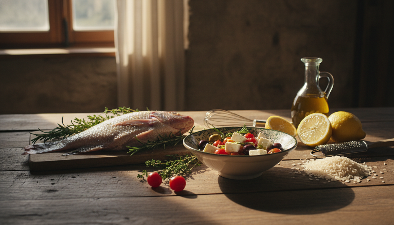 Ingredientes Essenciais para a Tilápia ao Molho Mediterrâneo
