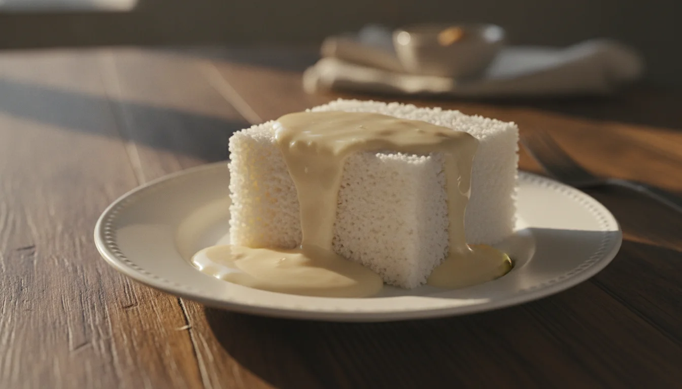 Bolo de Tapioca com Calda de 4 Leites: Receita Completa 2026
