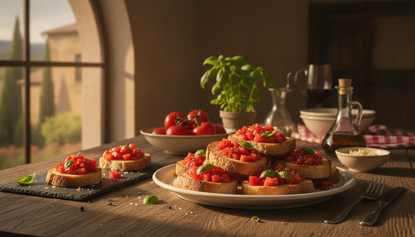 A História da Bruschetta: Da Itália para o Mundo