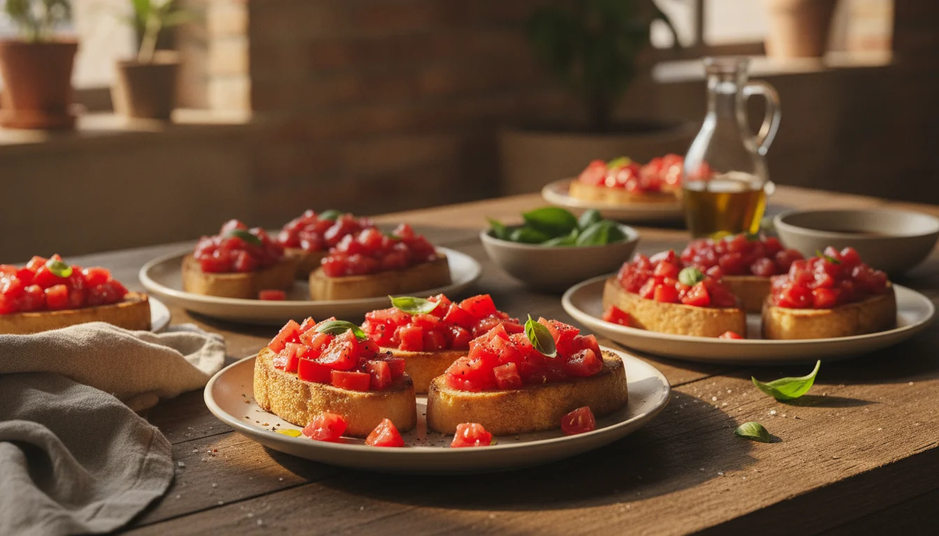 Bruschetta de Tomate e Manjericão: Guia Completo 2026