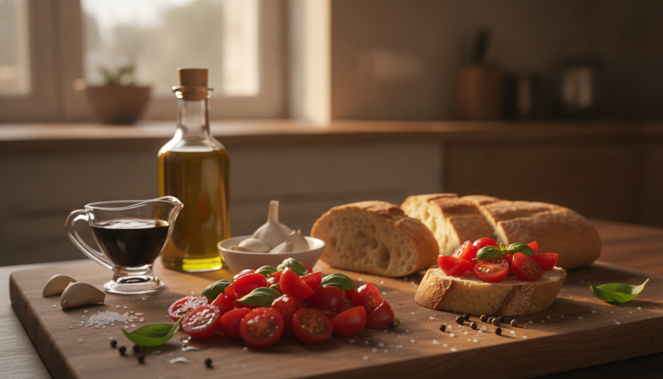 Ingredientes Essenciais para uma Bruschetta Perfeita