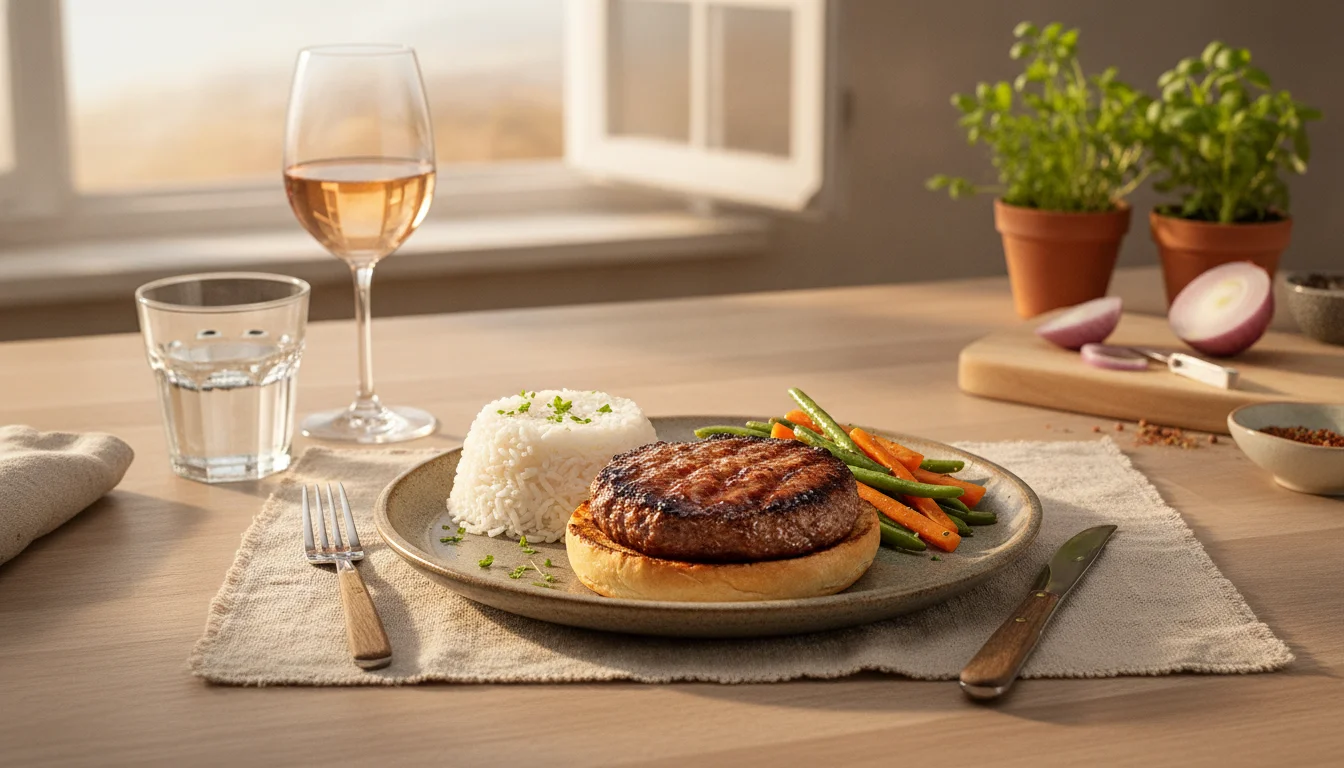 Hambúrguer de Patinho com Arroz Branco e Legumes: Guia Completo 2026