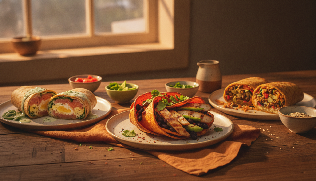 Receitas Variadas de Wrap De Batata Proteico